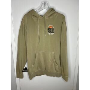 Salty Crew Men's Graphic Hoodie Sweatshirt Beigey Green ~ Size L
